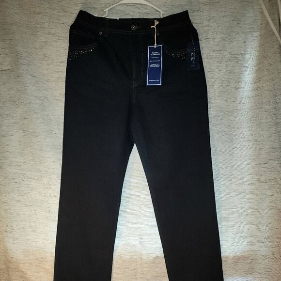 Charter Club NWT Jeans size 6 Dark Wash - Picture 5 of 7